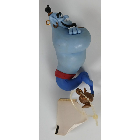 Disney Enesco Aladdin Christmas Ornament Holiday Wishes Genie In Magic Lamp - Picture 4 of 7